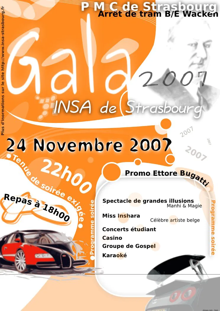 Affiche Gala 2007 — 53e édition