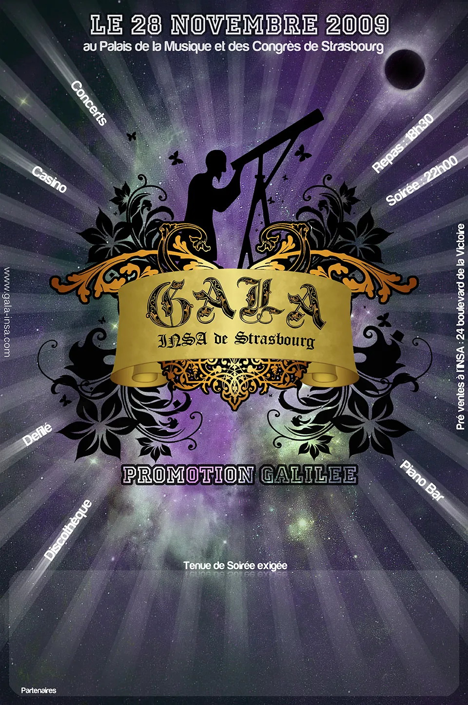 Affiche Gala 2009 — 55e édition
