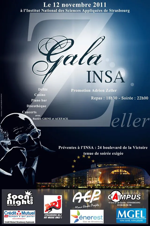 Affiche Gala 2011 — 57e édition