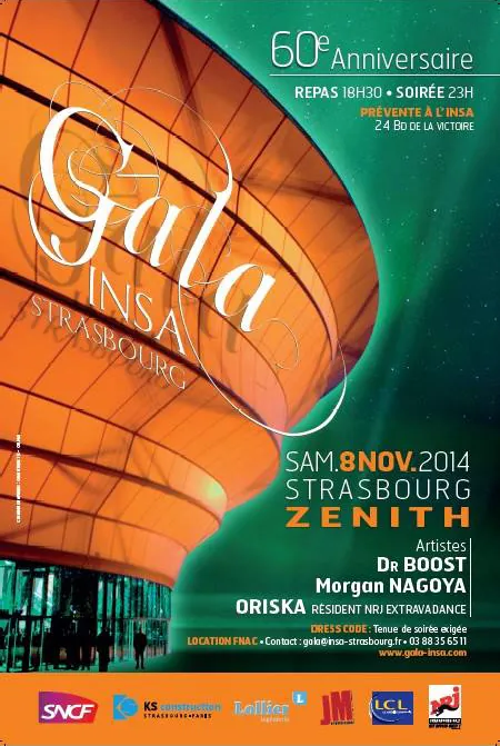Affiche Gala 2014 — 60e édition