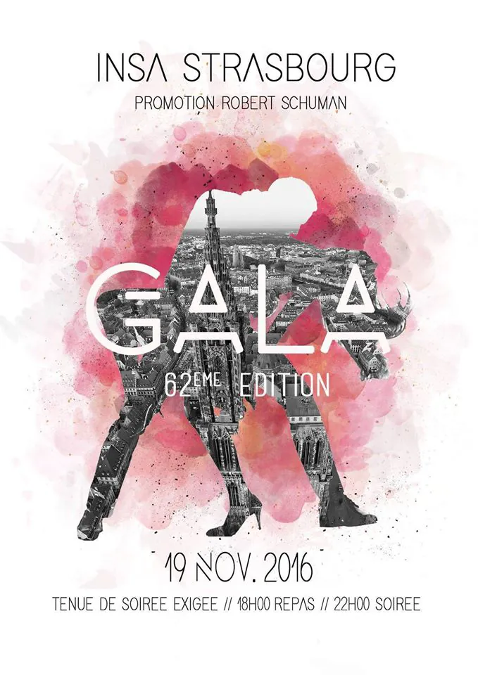 Affiche Gala 2016 — 62e édition