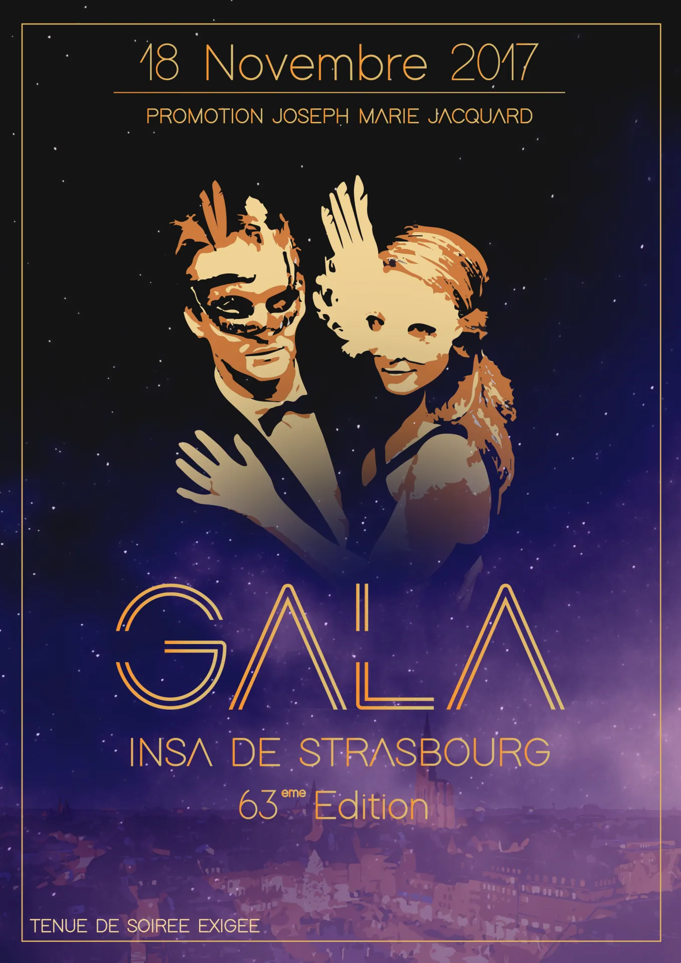 Affiche Gala 2017 — 63e édition