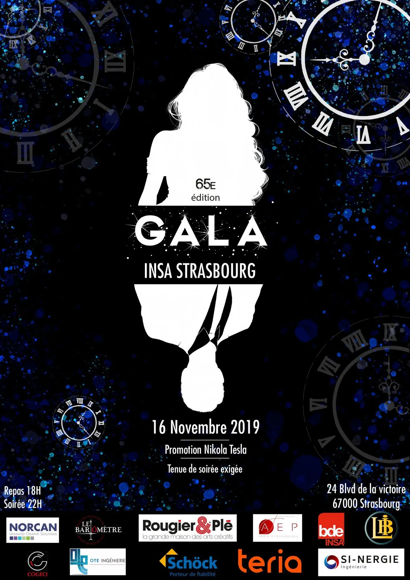 Affiche Gala 2019 — 65e édition