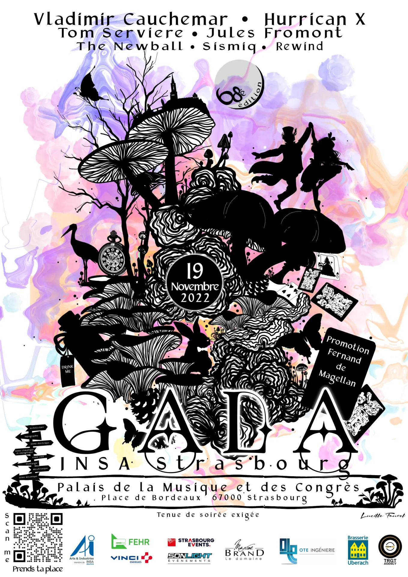 Affiche Gala 2022 — 68e édition